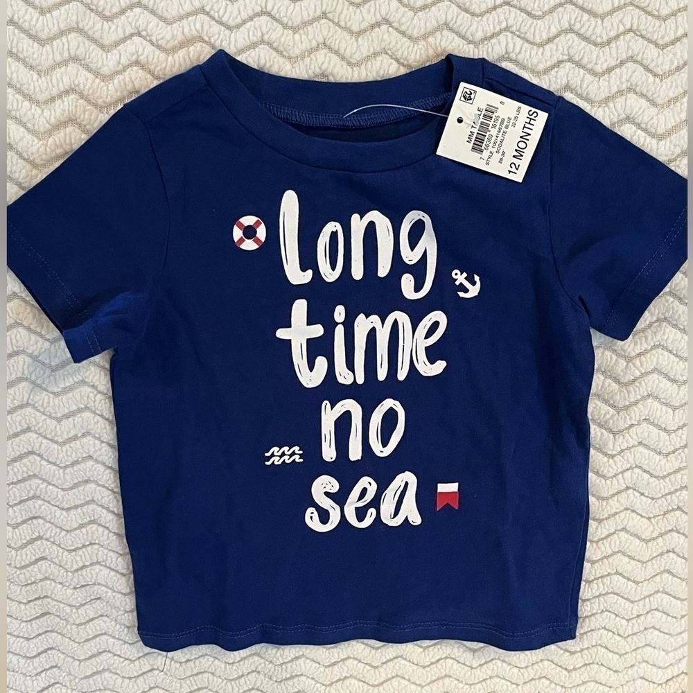 First Impressions 12 months shirt, new!